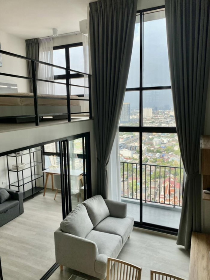 picture Duplex River View Condo near BTS | Bangkok Riverside | Ready to Move In - 4/6