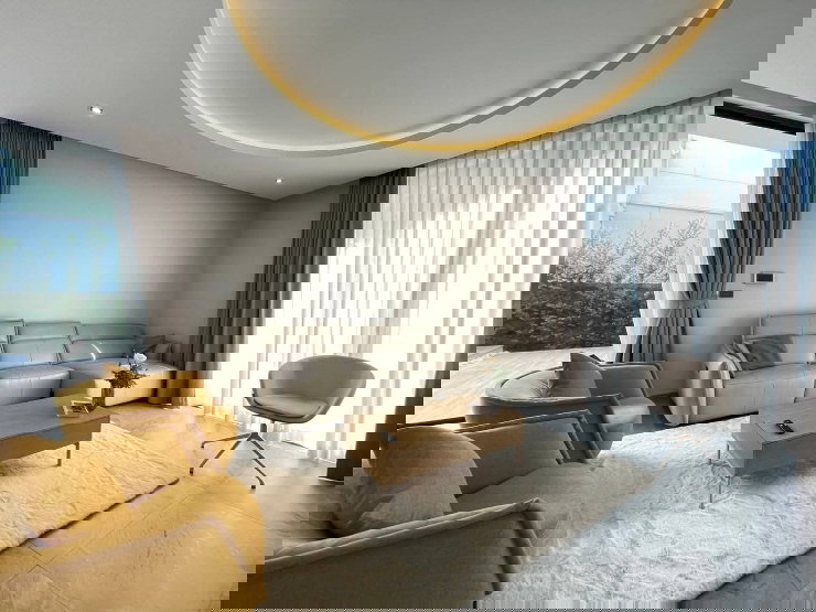 รูป ปล่อยเช่าพลูวิลล่า2ชั้น สไตล์โมเดิร์น พร้อมสระว่ายน้ำส่วนตัว ตั้งอยู่ทำเลสันกลาง - สันกำแพง ใกล้ร.พ.กรุงเทพ , เซนเฟส , ม.พายัพ  - รูปที่ 5/38