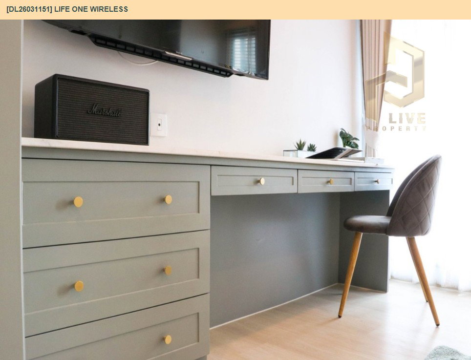 รูป DL26031151 ขายคอนโด ไลฟ์ วัน ไวร์เลส (Life One Wireless) ใกล้ BTS เพลินจิต พร้อมเข้าอยู่ โทรด่วน 0656133286 LineID @534wlwof - รูปที่ 12/16