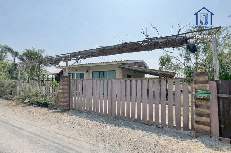 ขายบ้านเดี่ยวพร้อมที่ดิน 1 ไร่ ซอยร่วมใจสามัคคี  คลองสิบเอ็ด หนองเสือ 