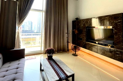 ขายคอนโด : 🔥 ขาย - เช่า !! The Empire Place, 2 ห้องนอน, 2 ห้องน้ำ Duplex, ห้องขนาดใหญ่, ห้องทิศใต้, ทำเลดี !! Code C20221201691 พร้อมเข้าอยู่, ราคาพิเศษ!!📣📣