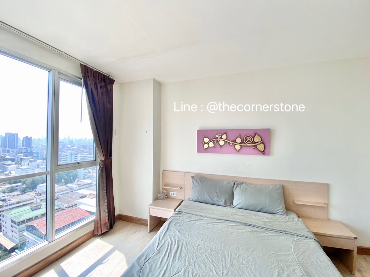 picture Ready to move in “ 𝐑𝐡𝐲𝐭𝐡𝐦 𝐑𝐚𝐭𝐜𝐡𝐚𝐝𝐚 “ 1 Bedroom Size 46  Sq.m. Floor 20+  Near MRT-Ratchada - 13/18