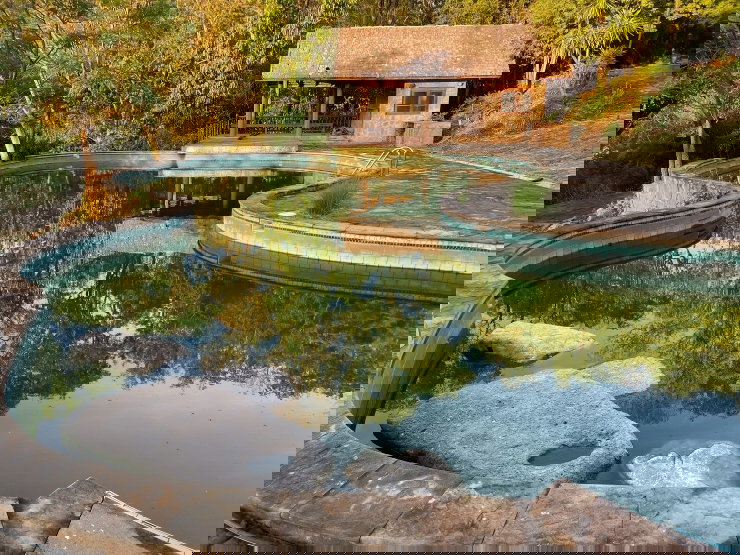 รูป 🌿 ขายที่ดินพร้อมบ้านไม้สัก มวกเหล็ก สระบุรี วิวธรรมชาติ ใกล้สนามกอล์ฟ 🌿 - รูปที่ 8/15