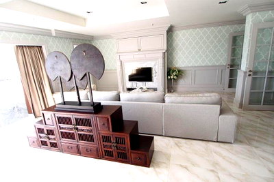 Condos for rent : LTH7310 – Kiarti Thanee City Mansion FOR RENT 4 beds 3 baths size 270 Sq.M. Near MRT Phetchaburi station ONLY 100k/month