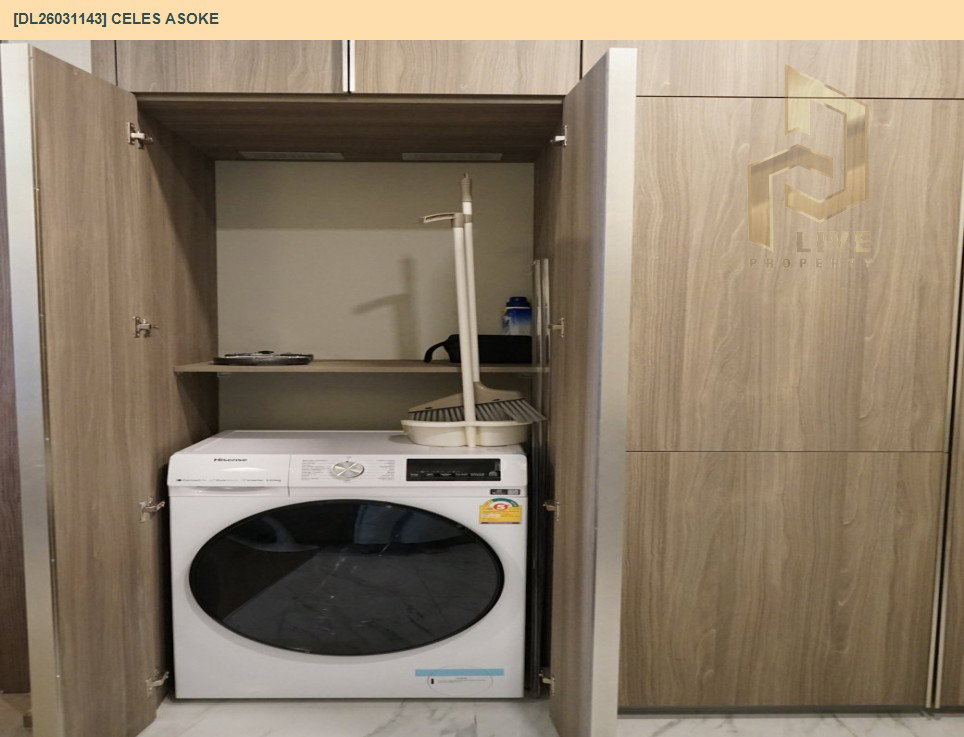รูป DL26031143 ให้เช่าคอนโด เซอเลส อโศก (CELES Asoke) ใกล้ BTS อโศก พร้อมเข้าอยู่ โทรด่วน 0614453194 LineID @162cjixi - รูปที่ 10/10