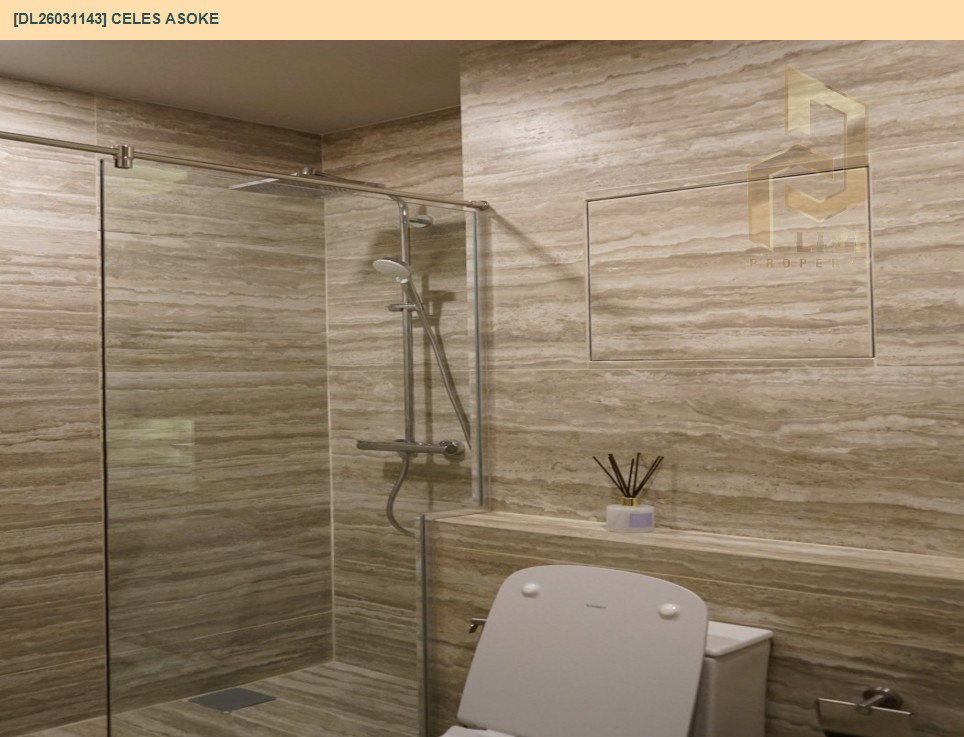 รูป DL26031143 ให้เช่าคอนโด เซอเลส อโศก (CELES Asoke) ใกล้ BTS อโศก พร้อมเข้าอยู่ โทรด่วน 0614453194 LineID @162cjixi - รูปที่ 9/10