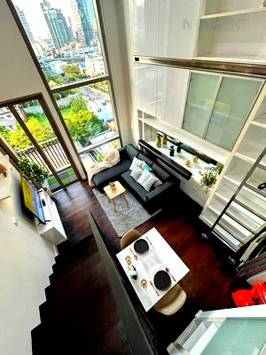 ขายคอนโด : 🚩 ขายคอนโด ไอดีโอ มอร์ฟ 38 อาคาร 1 ชั้น 7 Duplex ขนาด 36 ตรม ใกล้ Gateway เอกมัย