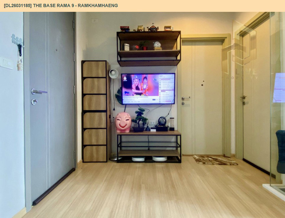รูป DL26031185 ให้เช่าคอนโด เดอะ เบส พระราม 9 - รามคำแหง (The Base Rama 9 - Ramkhamhaeng) ใกล้ ARL รามคำแหง พร้อมเข้าอยู่ โทรด่วน 0800343450 LineID @655ebbvc - รูปที่ 4/9