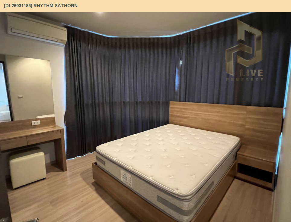 รูป DL26031183 ให้เช่าคอนโด ริธึ่ม สาทร (Rhythm Sathorn) ใกล้ BTS สะพานตากสิน พร้อมเข้าอยู่ โทรด่วน 0653619502 LineID @897iyzll - รูปที่ 4/5