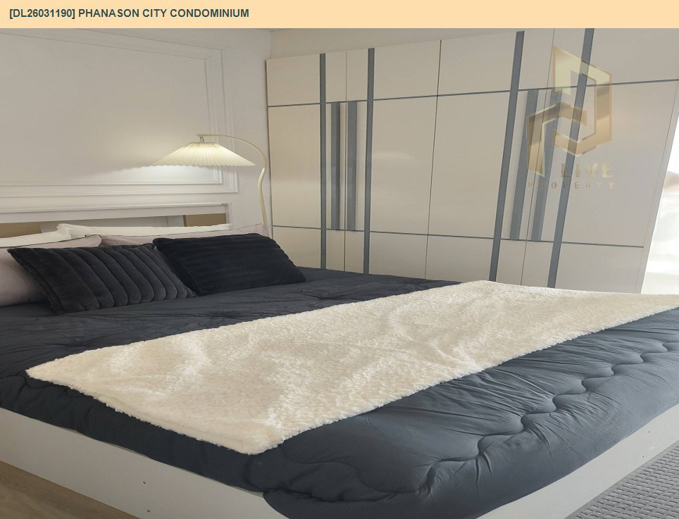 รูป DL26031190 ให้เช่าคอนโด พนาสนธิ์ ซิตี้ คอนโดมิเนียม (Phanason City Condominium) ใกล้ - พร้อมเข้าอยู่ โทรด่วน 0800343450 LineID @655ebbvc - รูปที่ 2/9