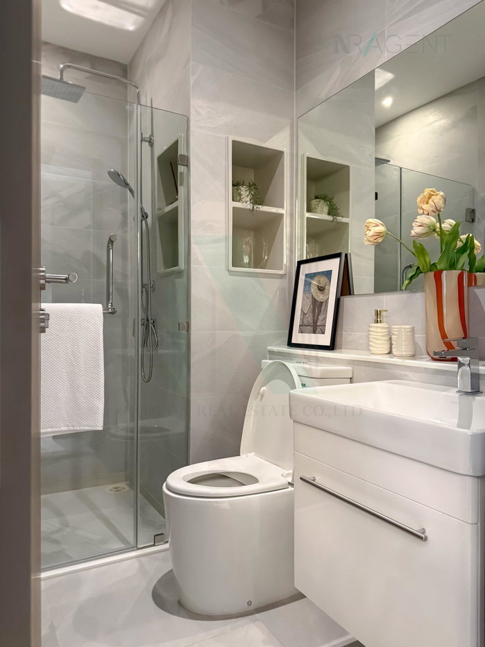 รูป 🚩 ให้เช่าคอนโด ริธึ่ม เอกมัย เอสเตท อาคาร 1 ชั้น 14 1 ห้องนอน ขนาด 40 ตรม ใกล้ บิ๊กซี ซูเปอร์เซ็นเตอร์ เอกมัย - รูปที่ 8/8