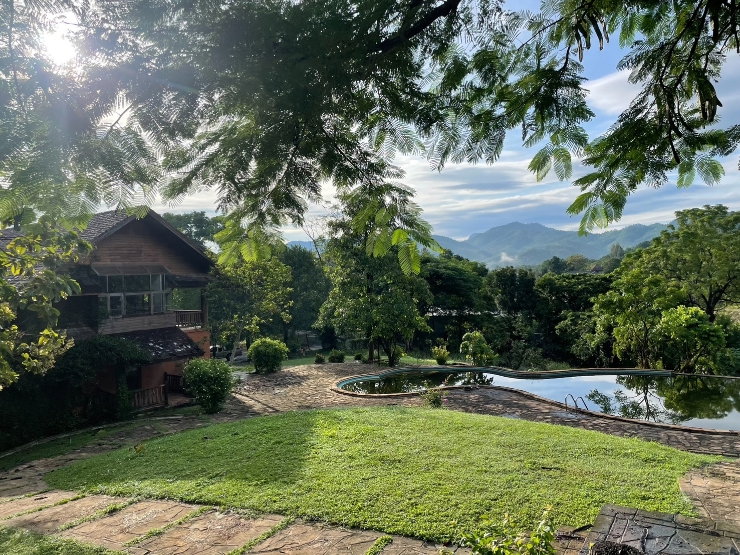รูป 🌿 ขายที่ดินพร้อมบ้านไม้สัก มวกเหล็ก สระบุรี วิวธรรมชาติ ใกล้สนามกอล์ฟ 🌿 - รูปที่ 3/15