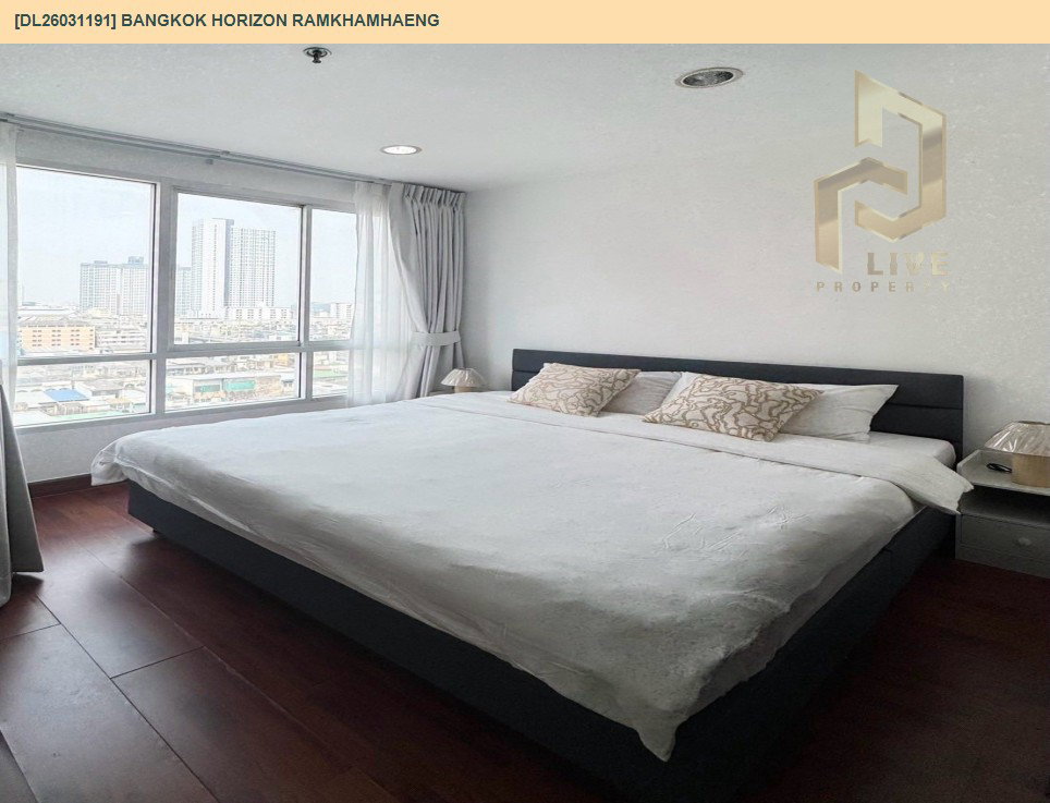 รูป DL26031191 ให้เช่าคอนโด แบงค์คอก ฮอไรซอน รามคำแหง (Bangkok Horizon Ramkhamhaeng) ใกล้ ARL หัวหมาก พร้อมเข้าอยู่ โทรด่วน 0656259498 LineID @257sxzzu - รูปที่ 3/7
