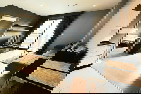 🔥For Rent !! HQ Thonglor, 1 bedroom, 1 bathroom, big size, high floor 29++, corner room !!🔥Code C20240100817 furnished, ready to move in📣📣