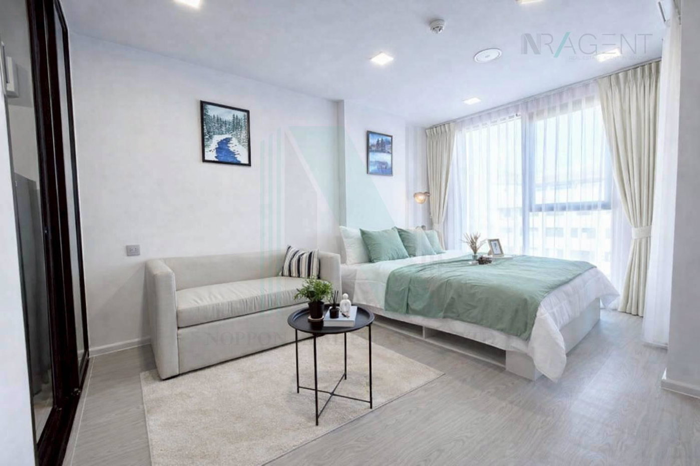 picture 🔺 For Rent Condo ATMOZ OASIS ONNUT Building E, Floor 7,Studio, Room size 24 sqm - 1/8