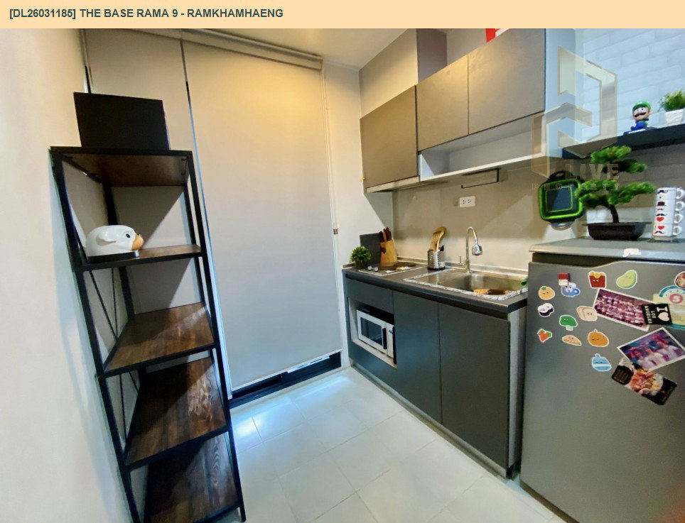 รูป DL26031185 ให้เช่าคอนโด เดอะ เบส พระราม 9 - รามคำแหง (The Base Rama 9 - Ramkhamhaeng) ใกล้ ARL รามคำแหง พร้อมเข้าอยู่ โทรด่วน 0800343450 LineID @655ebbvc - รูปที่ 6/9