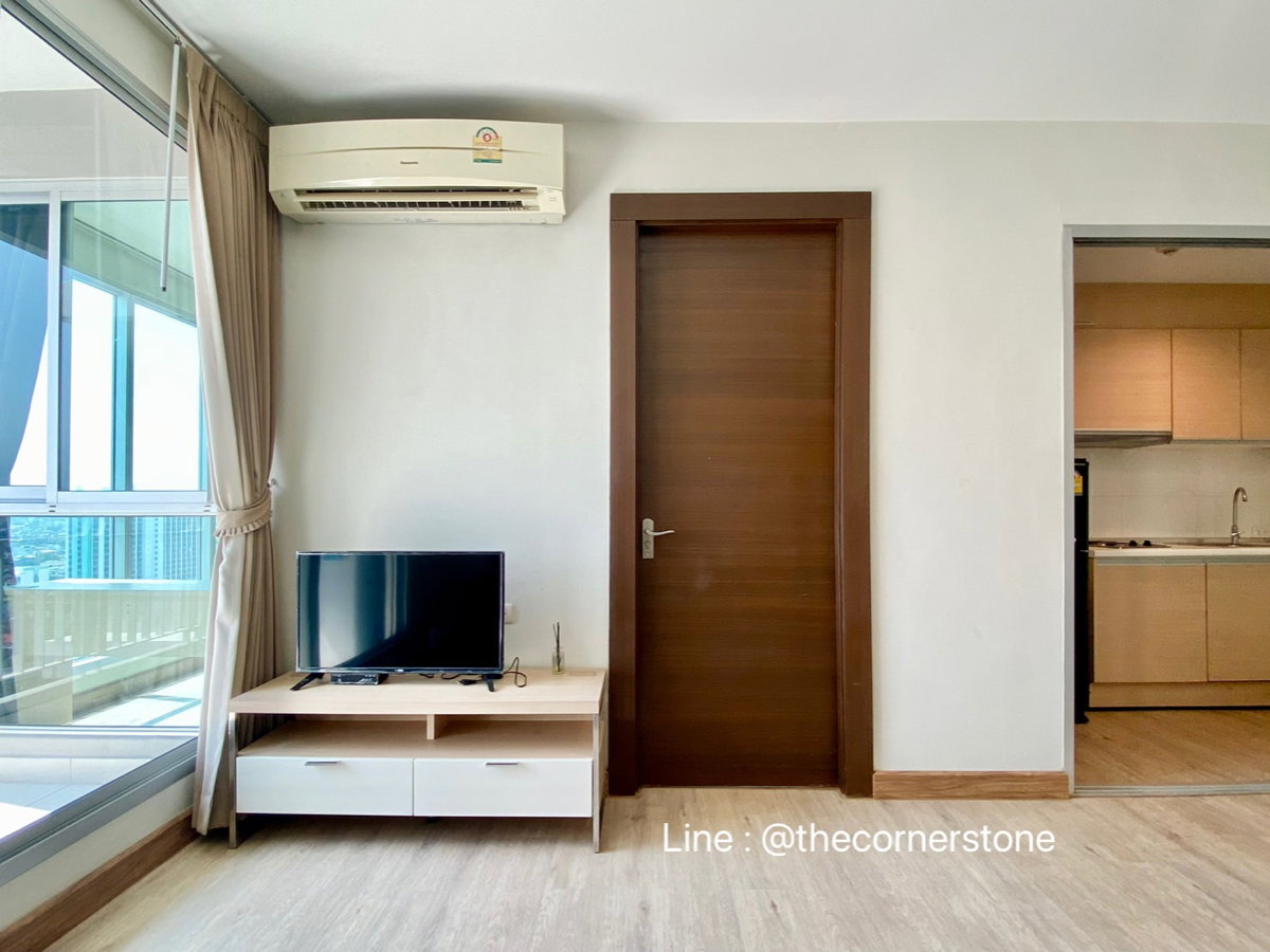 picture Ready to move in “ 𝐑𝐡𝐲𝐭𝐡𝐦 𝐑𝐚𝐭𝐜𝐡𝐚𝐝𝐚 “ 1 Bedroom Size 46  Sq.m. Floor 20+  Near MRT-Ratchada - 4/18