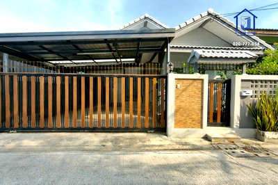 บ้านเดี่ยว เขตจอมทอง : ขายบ้านเดี่ยวชั้นเดียว 52 ตารางวา ซอยกำนันแม้น 14 เอกชัย36 ใกล้รถไฟฟ้า MRT (สถานีบางแค)