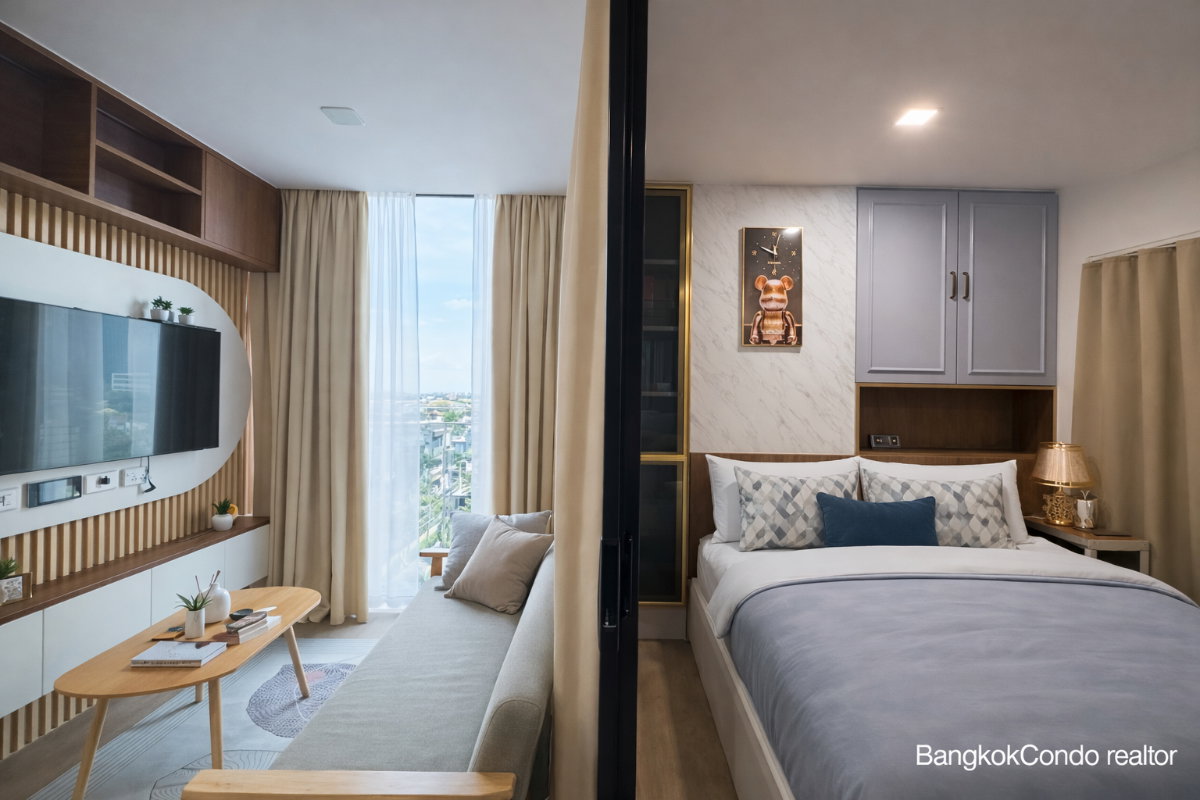 รูป 🍀🍀 Prime Condo Location🚆ให้เช่า📌 ไอดีโอ คิว สุขุมวิท 36 (Line:@rent2022)BTS ทองหล่อ✨พร้อมเข้าอยู่  ✨ A10985  - รูปที่ 4/14