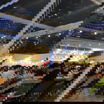 Chill bar for takeover in the heart of Silom with a view of King Power Mahanakhon