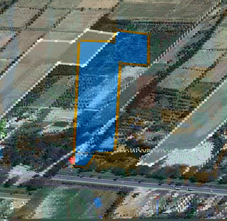 รูป ขายที่ดินแปลงใหญ่ 16 ไร่กว่า จ.ประจวบคีรีขันธ์ ติดถนนเพชรเกษม (AH2) หน้ากว้างติดถนน 30 เมตร รูปแปลงลึกเหมาะทำรีสอร์ท โครงการต่างๆ (ราคาต่อรองได้)  - รูปที่ 2/16