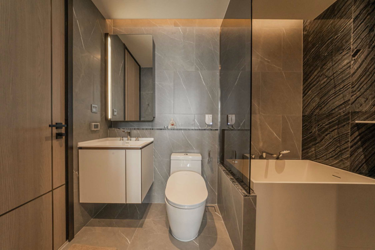 รูป ให้เช่า ✨Reserve Sukhumvit 61 ✨คอนโดหรู low rise 1 ห้องนอน ขนาด 48 ตรม  เฟอร์นิเจอร์ครบ ใกล้ BTS เอกมัยและทองหล่อ🚅 - รูปที่ 8/12