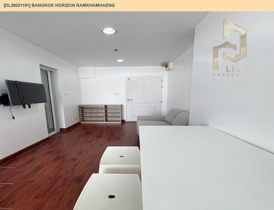 รูป DL26031191 ให้เช่าคอนโด แบงค์คอก ฮอไรซอน รามคำแหง (Bangkok Horizon Ramkhamhaeng) ใกล้ ARL หัวหมาก พร้อมเข้าอยู่ โทรด่วน 0656259498 LineID @257sxzzu - รูปที่ 5/7