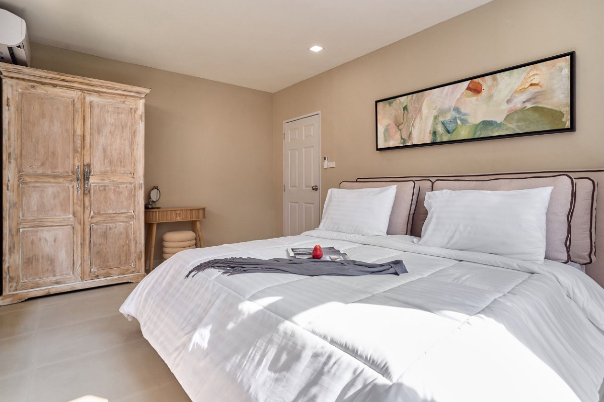 รูป ขายบ้านเดี่ยว หมู่บ้านกุลพันธ์วิลล์ โครงการ 10 ใกล้เมืองเชียงใหม่ ตกแต่งครบ พร้อมอยู่ (H396) T.0946511456 - รูปที่ 14/21