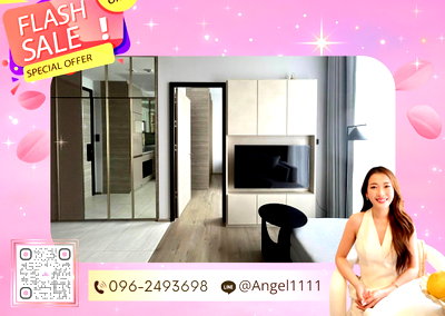 เช่าคอนโด MRT พหลโยธิน : ✨🦄 Ready to move 🦄✨ The Crest Park Residences ห้องสวย✨ ระเบียงวิวสวน เฟอร์ครบจบในที่เดียว โทร 096-2493698 (TCR0149)