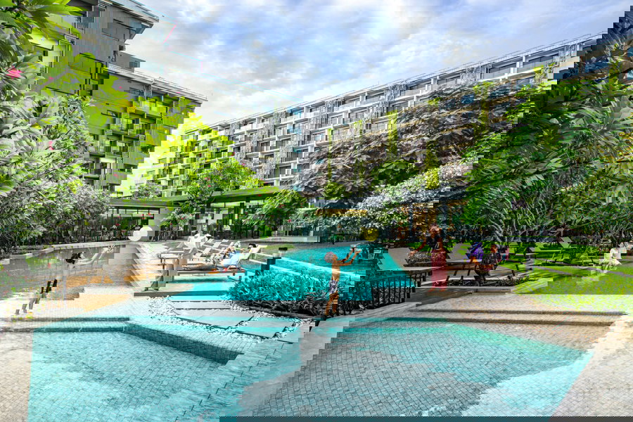 รูป ห้องรีโนเวทใหม่ พร้อมอยู่ ใกล้ BTS สุรศักดิ์ เพียง 1.1 กิโลเมตร อาคาร C ชั้น 6 วิวสวน ลมดี พื้นที่ 30.36 ตร.ม. 2.39 ล้าน ฟรีโอน - รูปที่ 17/18