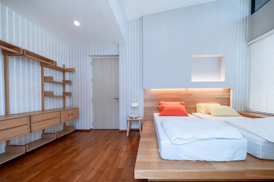 รูป ขายพูลวิลล่าติดชายหาดทะเล45ม เนวาน่า บียอร์น แอดบีช 348ตรม 3ชั้น นาจอมเทียน14 ที่ดิน81 ตรว. 3นอน 4น้ำ จอด2 คัน ตกแต่งบิ้วอิน 22.9ลบ - รูปที่ 3/25