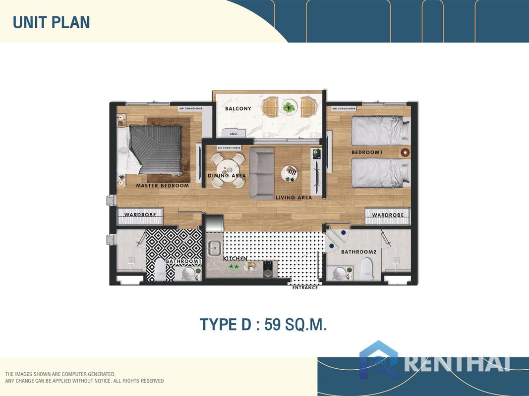 For sale condo 2 bedrooms at The Title Halo 1 - image 3