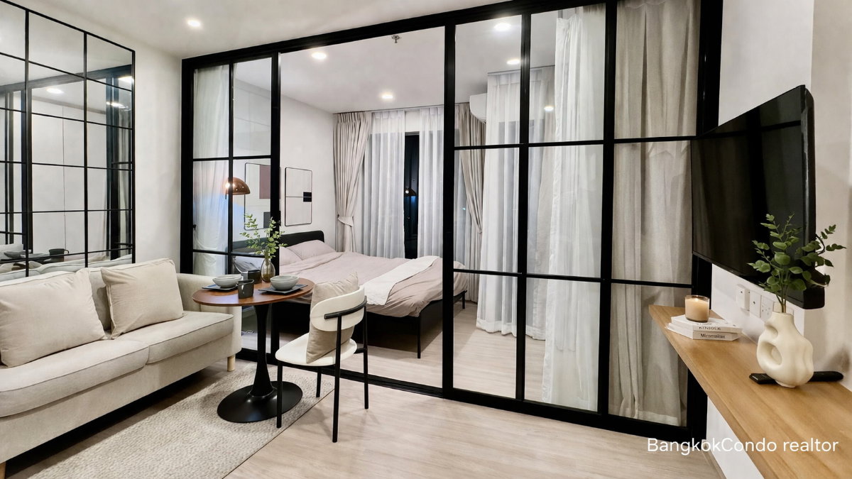 รูป 🍀🍀 Modern Room💙 ให้เช่า📌 แอสปาย สุขุมวิท พระราม4 (Line:@rent2022)BTS พระโขนง ✨พร้อมเข้าอยู่  ✨ A10902  - รูปที่ 3/11