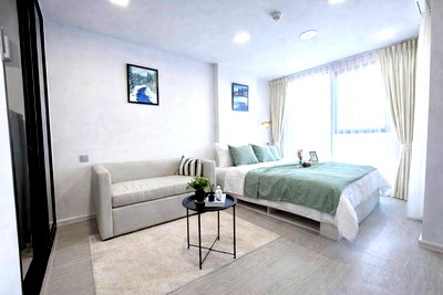 Condos for rent MRT Si Nut : T1518 Condo for rent, Atmoz Oasis Onnut. Beautiful room, fully furnished, special price.