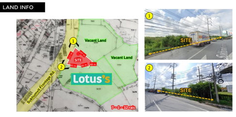 🔥 โอกาสลงทุนครั้งใหญ่! ขายที่ดินทำเลศักยภาพสูงสุด ติด Lotus’s Go Fresh อมตะนคร (ชลบุรี) 🔥