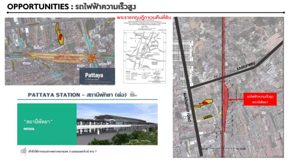 รูป 🔥 โอกาสทอง! ขายที่ดินผืนใหญ่หน้ากว้าง ติดถนนสุขุมวิท-พัทยา ใกล้ Homepro พัทยาเหนือ 🔥 - รูปที่ 2/3