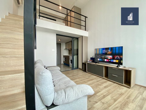 Ideo Rama 9-Asoke Studio Hybrid on High Floor take City View