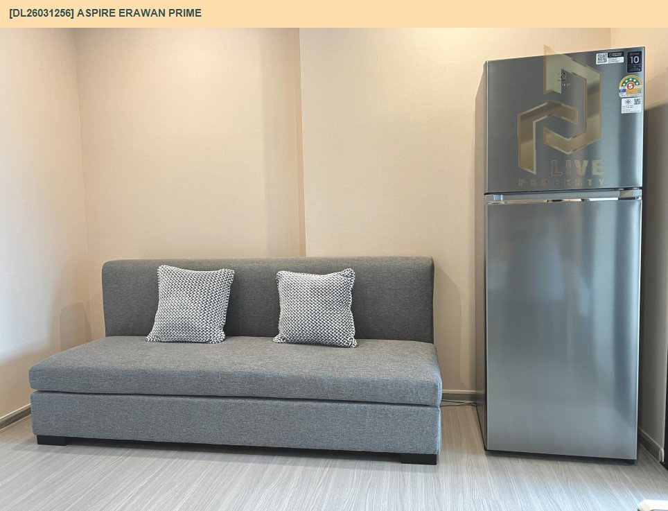 รูป DL26031256 ให้เช่าคอนโด แอสปาย เอราวัณ ไพร์ม (Aspire Erawan Prime) ใกล้ BTS ช้างเอราวัณ พร้อมเข้าอยู่ โทรด่วน 0656133286 LineID @534wlwof - รูปที่ 3/11