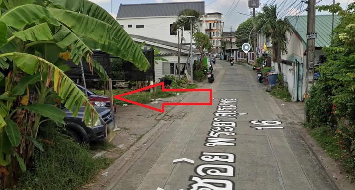 รูป ขายที่ดิน ซ.พระยาสุเรนทร์ 16 ขนาด 96 ตารางวา เหมาะสร้างบ้านพักอาศัย - รูปที่ 3/8