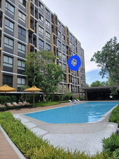 รูปภาพ ให้เช่าห้องใหม่กิ๊ก D condo air ดี คอนโด แอร์ ลาดกระบัง ตึกA ใกล้สนามบินสุวรรณภูมิ #วิวสระว่ายน้ำ #มีสระว่ายน้ำ #ระเบียงตะวันออก 