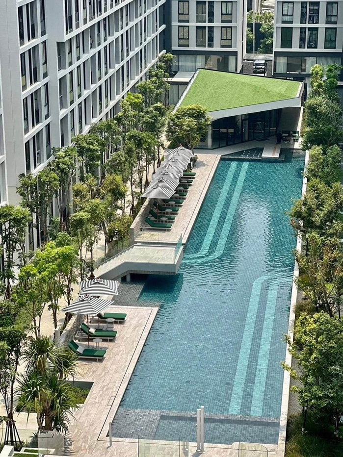 รูป ให้เช่าคอนโด นิว ครอส คูคต สเตชัน ตึก F 31 ตร.ม.เฟอร์ครบ มีเครื่องซักผ้า ติดรถไฟฟ้าคูคต (TR1290) - รูปที่ 9/11