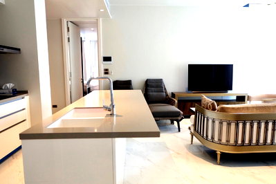 Condos for rent King's College International School Bangkok : Canapaya Residences Rama3- 2beds 2baths with river view 100sqm. Available 