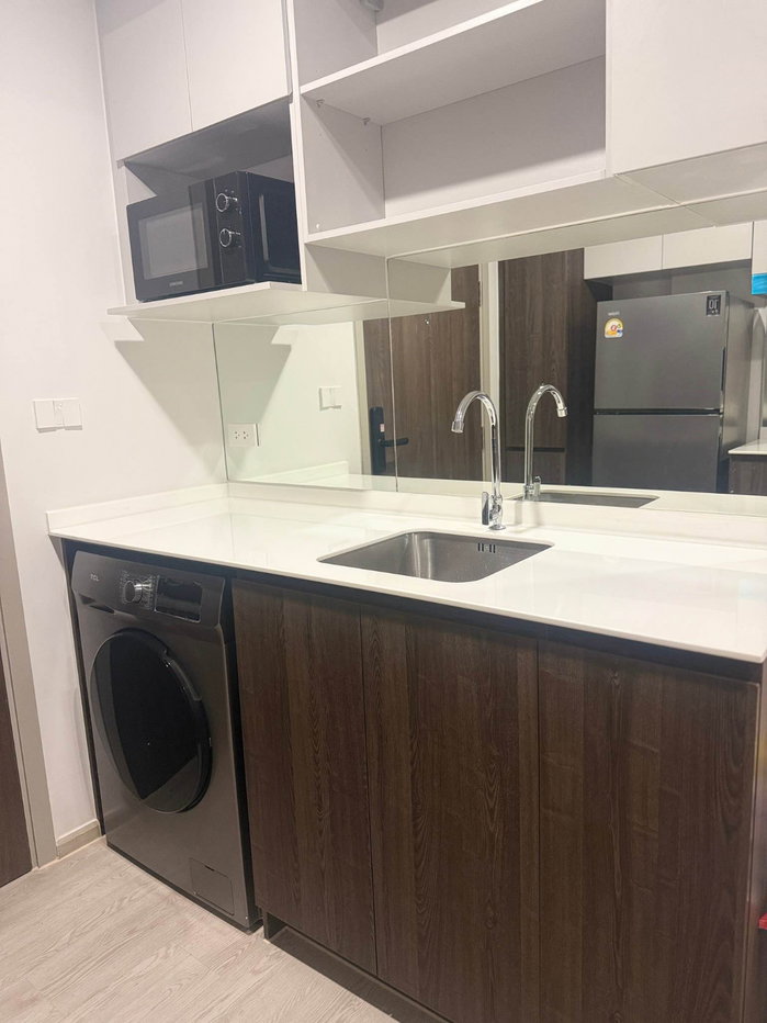 รูป ให้เช่าคอนโด นิว ครอส คูคต สเตชัน ตึก F 31 ตร.ม.เฟอร์ครบ มีเครื่องซักผ้า ติดรถไฟฟ้าคูคต (TR1290) - รูปที่ 6/11