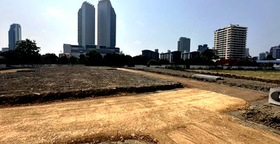 เช่าที่ดิน ม.เกษมบัณฑิต พัฒนาการ : WS6923 📍✨ ปล่อยเช่าที่ดินแปลงใหญ่  ใจกลางพระราม 9 – รัชดา ✨📍 ติดถนนใหญ่ ราคาเริ่มต้นเพียง 1,250,000 บาท / เดือน