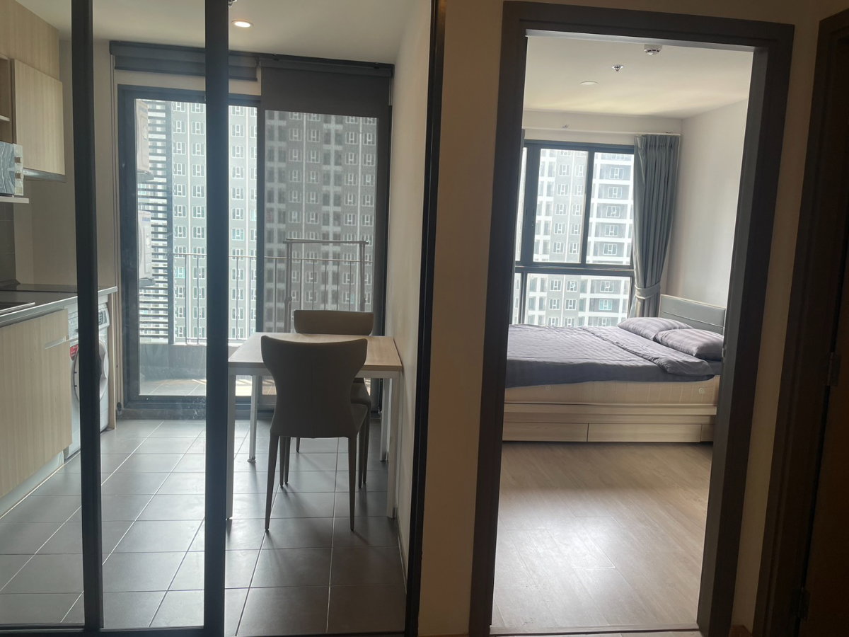 รูป ให้เช่า ไอดีโอ โอทู ชั้นสูง แบบ 1 ห้องนอน แยกห้องครัว รับแขก เป็นสัดส่วน สนใจ ว่างพร้อมอยู่ เมษานี้นะคะ - รูปที่ 6/10