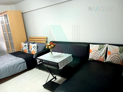 เช่าคอนโด ตลาดนัดเลียบด่วน รามอินทรา : 📌 ให้เช่าคอนโด ถนอมมิตร พาร์ค อาคาร 14 ชั้น 7 สตูดิโอ ขนาด 26 ตรม ใกล้ ใกล้ เทสโก้โลตัสเอ็กซ์เพรส ตลาดถนอมมิตร