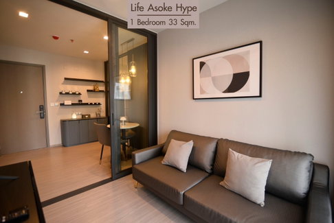 ✅ ✅ ให้เช่า - Life Asoke Hype , Luxury Class 1 ห้องนอน พร้อมเข้าอยู่ ติดต่อไลน์ @bktasset หรือโทร 095-325-8928