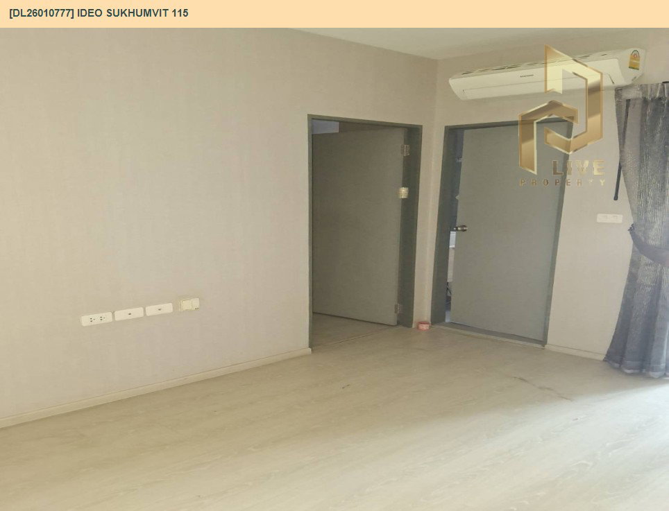 รูป DL26010777 ขายคอนโด ไอดีโอ สุขุมวิท 115 (IDEO Sukhumvit 115 ) ใกล้ BTS ปู่เจ้า พร้อมเข้าอยู่ โทรด่วน 0614453194 LineID @162cjixi - รูปที่ 4/5