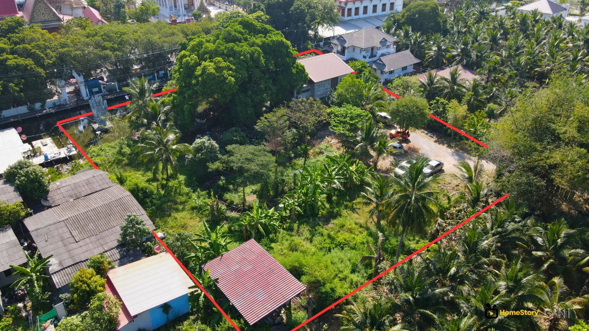 รูป ขายที่ดินริมคลองบางมด แถมบ้านเหมาะทำคาเฟ่ หรือพักอาศัย บางขุนเทียน กทม. (Gant-342) - รูปที่ 15/20