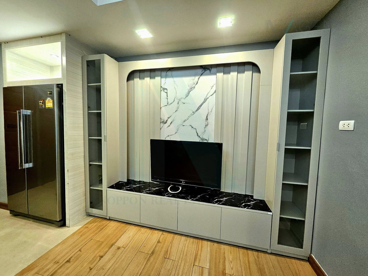 รูป ให้เช่าคอนโด กลางกรุง รีสอร์ท รัชดา 7 อาคาร 1 ชั้น 4 1 ห้องนอน ขนาด 47 ตรม ใกล้ โรบินสัน - รูปที่ 2/8